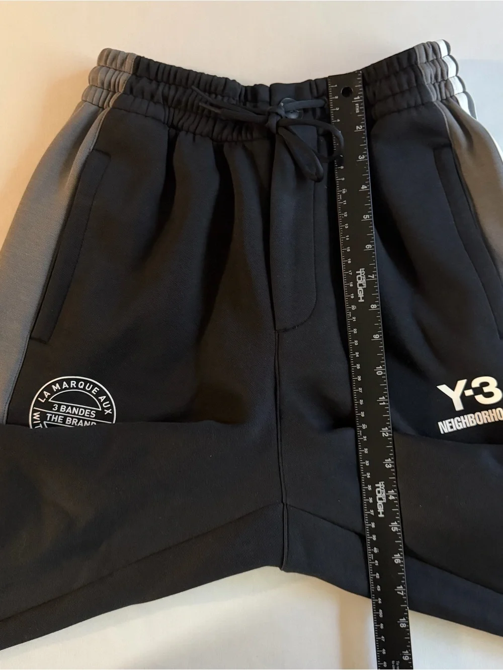 Y-3 Yohji Yamamoto NEIGHBORHOOD Adidas Sweatpants Men XXS BAGGY CROPPED Tearaway
